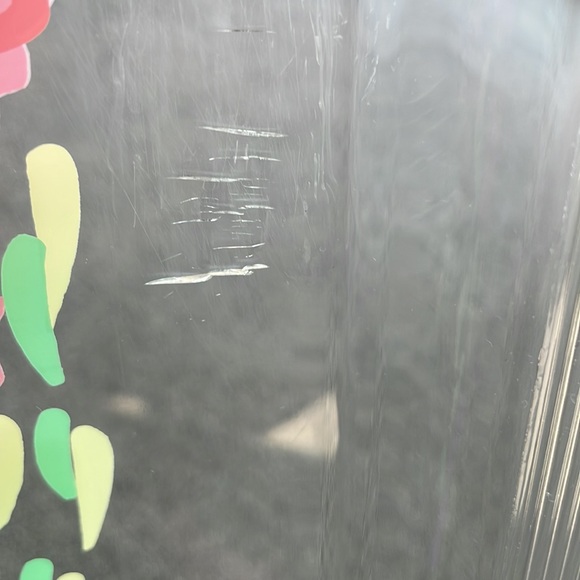 Dayton Hudson 1990 Tray and Pitcher Acrylic Flowers Vintage - Picture 6 of 13